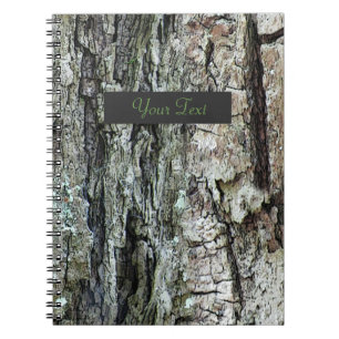 Oude pijnbalk met tekstlabel notitieboek