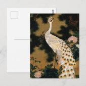 Oude pijnboom en pacock van Ito Jakuchu Briefkaart (Voorkant / Achterkant)