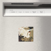 Oude pijnboom en witte Phoenix van Ito Jakuchu Magneet (Insitu (Vaatwasser))