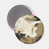 Oude pijnboom en witte Phoenix van Ito Jakuchu Magneet (Voorkant / Achterkant)