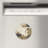 Oude pijnboom en witte Phoenix van Ito Jakuchu Magneet (Insitu (Vaatwasser))