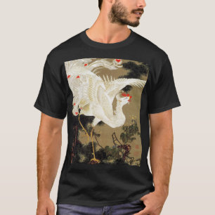 Oude pijnboom en witte Phoenix van Ito Jakuchu T-shirt