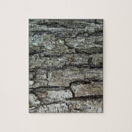 Oude pijnboomschors met Lijst Legpuzzel