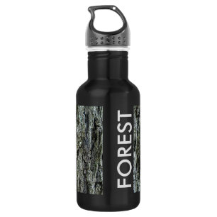 Oude pijnboomschors waterfles