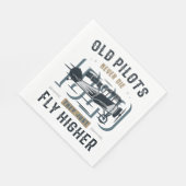 Oude piloten sterven nooit servet (Hoek)