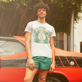 Oude Pina Colada Party Retro Zomer  Trendy T-shirt