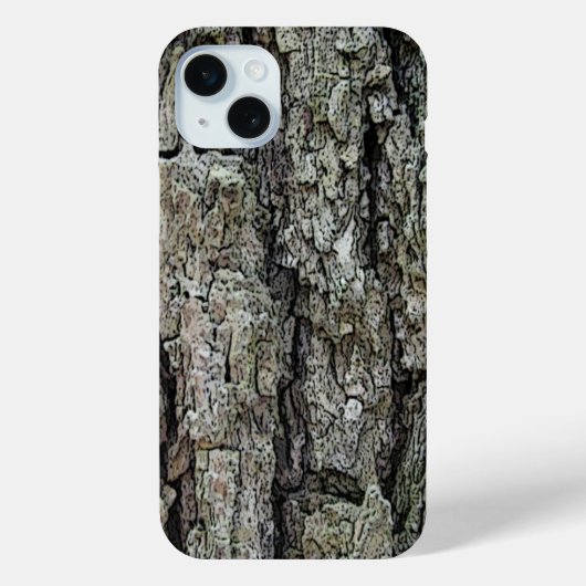 Oude pine Bark Case-Mate iPhone Case (Achterkant)