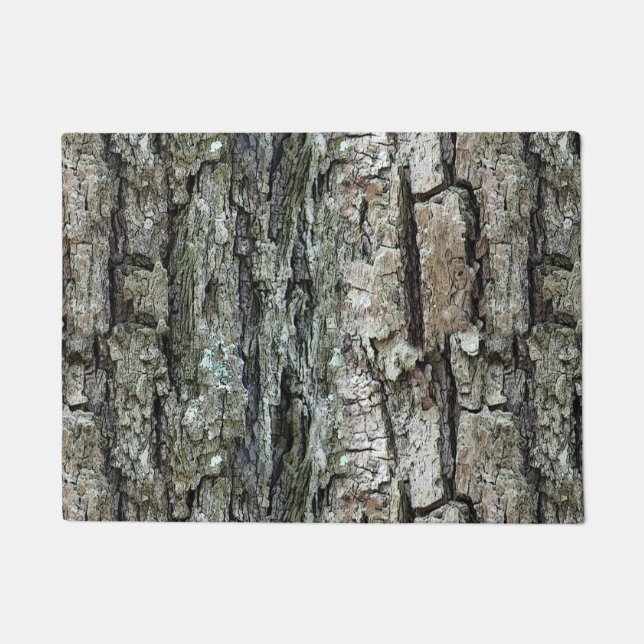 Oude pine Bark Deurmat (Voorkant)