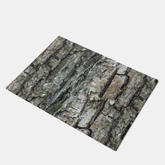 Oude pine Bark Deurmat (Schuin)