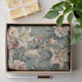 Oude Pioen Lelie Bloemmotief Tissuepapier (Geschenk)