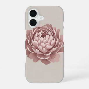 Oude pioen met gelaagde bloembladeren iPhone 16 hoesje