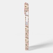 Oude Pioenbloem Patronen Case-Mate iPhone Case (Achterkant / Links)