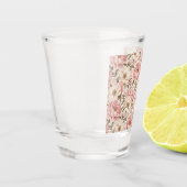 Oude Pioenbloem Patronen Shot Glas (Links)