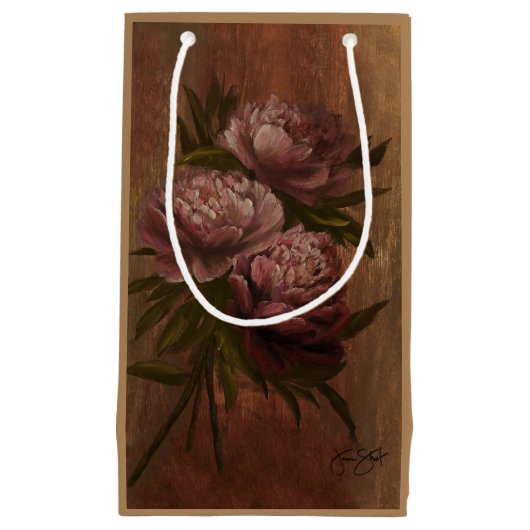 Oude Pioenrozen Klein Cadeauzakje (Voorkant)