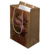 Oude Pioenrozen Medium Cadeauzakje (Voorkant Gekanteld)