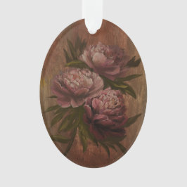 Oude Pioenrozen Ornament