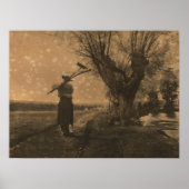 Oude pioneer boer poster (Voorkant)