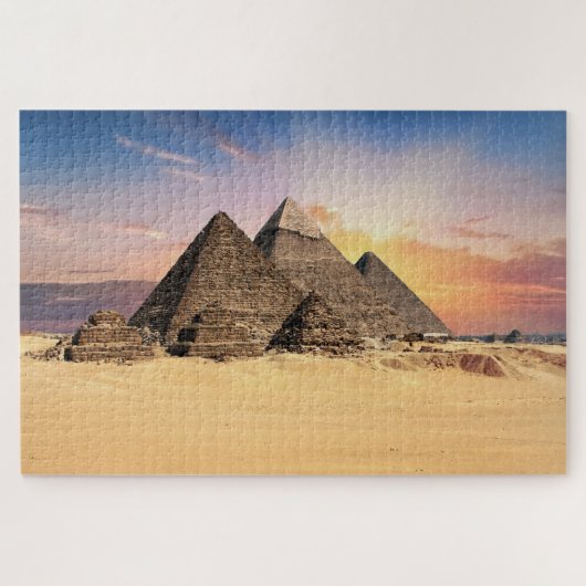 Oude Piramide van Giza Legpuzzel (Horizontaal)