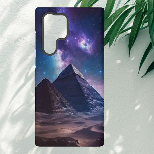 Oude piramides en nachtelijke hemel samsung galaxy hoesje