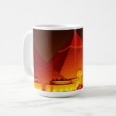 Oude piramides koffiemok (Voorkant links)