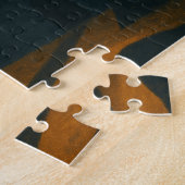 Oude Piramides Mystique Puzzel Goud Blauw (Zijkant)