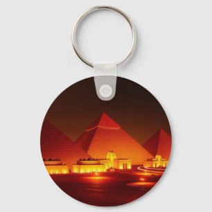 Oude piramides sleutelhanger
