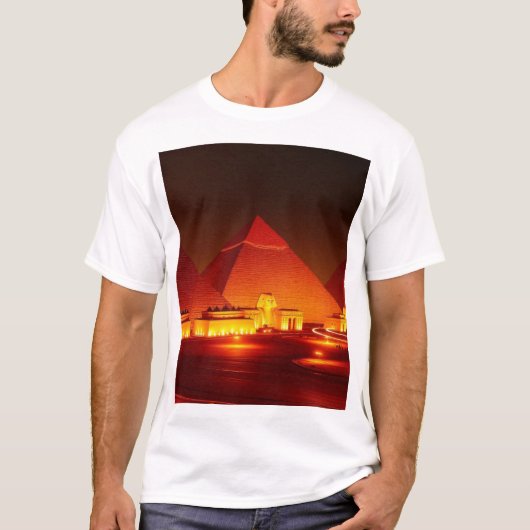 Oude piramides t-shirt (Voorkant)