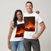Oude piramides t-shirt (Unisex)