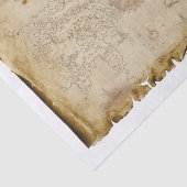 Oude Pirate Map Schatje Borst Schedel Bot Decoupag Tissuepapier (Detail)