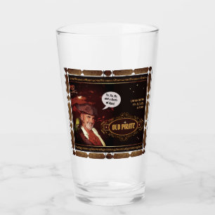Oude Pirate Rum (tekst aanpasbaar) Glas