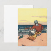 Oude Piraten, Gestrand op een Verlaten Eiland (Voorkant / Achterkant)