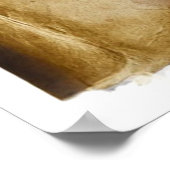 Oude piraten kaart poster (Hoek)