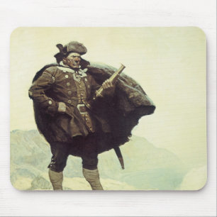 Oude piraten, kapitein Bill Bones door NC Wyeth Muismat