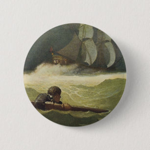 Oude piraten, schipbreuk van het verbond door NC W Ronde Button 5,7 Cm