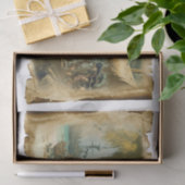 Oude Piraten van de Caribische Palm Tree Decoupage Tissuepapier (Geschenk)