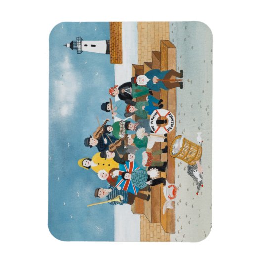 Oude piraten van Penzance Magneet (Verticaal)