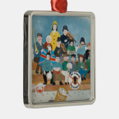 Oude piraten van Penzance Metalen Ornament (Rechts)