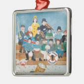 Oude piraten van Penzance Metalen Ornament (Links)