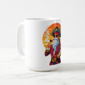 Oude piratencapitein koffiemok (Voorkant links)