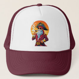 Oude piratencapitein trucker pet