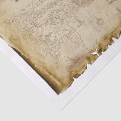 Oude Piratenkaart Pirate of the Caribbean Decoupag Tissuepapier (Detail)