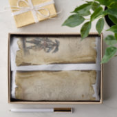 Oude Piratenkaart Pirate of the Caribbean Decoupag Tissuepapier (Geschenk)