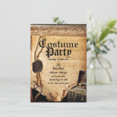 Oude  piratenpartij kaart (Staand voorkant)