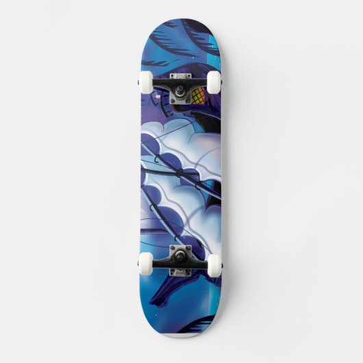Oude piratenscheepsdok persoonlijk skateboard (Voorkant)