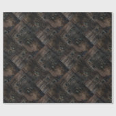 Oude planken, oud hout, oud hout, oud hout cadeaupapier (Vlak)