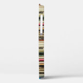 Oude platenkartonnen omhulsels, gestapeld in peler Case-Mate iPhone case (Achterkant / Links)