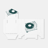 Oude Platenspeler voor schoolwas (Vinyl) Bedankdoosjes (Uitgevouwen)