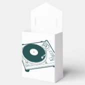 Oude Platenspeler voor schoolwas (Vinyl) Bedankdoosjes (Geopend)