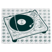 Oude Platenspeler voor schoolwas (Vinyl) Groot Cadeauzakje (Voorkant)