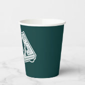 Oude Platenspeler voor schoolwas (Vinyl) Papieren Bekers (Links)